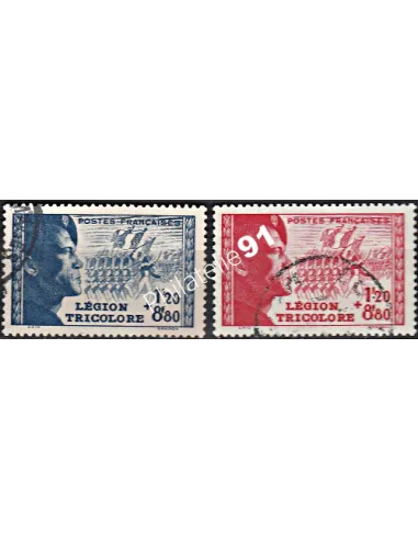 Timbre n° 565 à 566 oblitéré - collection timbres France