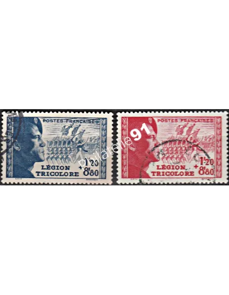 Timbre n° 565 à 566 oblitéré - collection timbres France