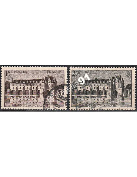 Timbre n° 610 à 611 oblitéré - collection timbres France
