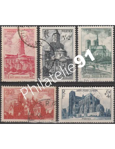 Timbre n° 772 à 776 oblitéré - collection timbres France