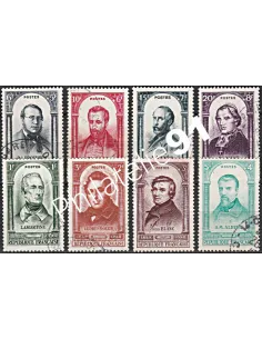 Timbre n° 795 à 802 oblitéré - collection timbres France