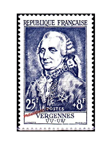 n° 1030 - Célébrités du XIIe au XXe siècle - comte de Vergennes