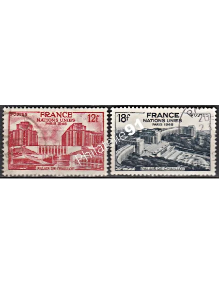 Timbre n° 818 à 819 oblitéré - collection timbres France