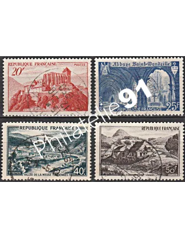 Timbre n° 841A à 843 oblitéré - collection timbres France