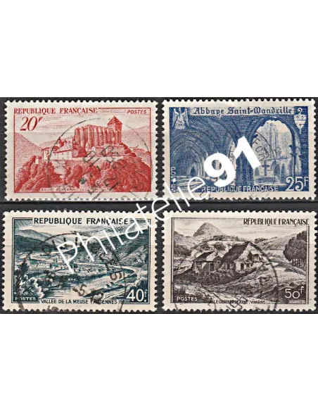 Timbre n° 841A à 843 oblitéré - collection timbres France