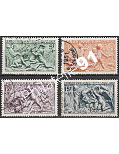 Timbre n° 859 à 862 oblitéré - collection timbres France