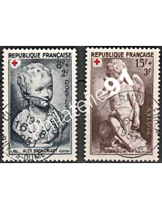 Timbre n° 876 à 877 oblitéré - collection timbres France