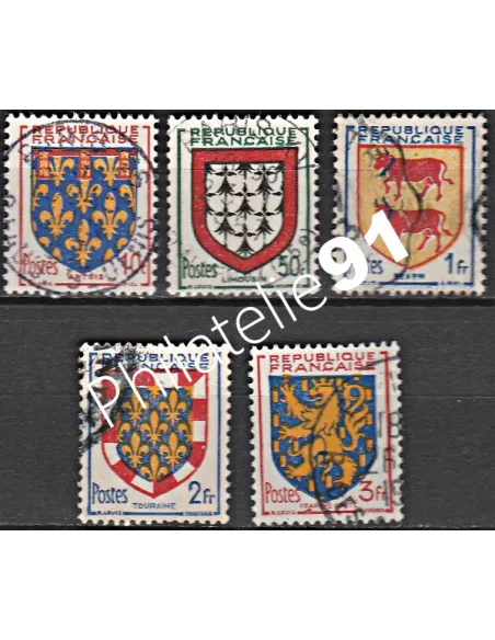 Timbre n° 899 à 903 oblitéré - collection timbres France
