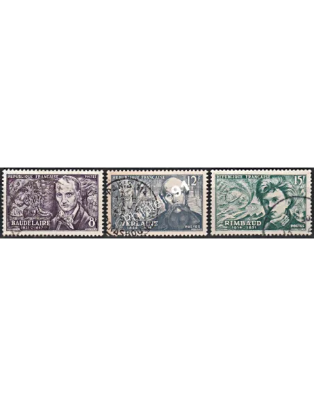Timbre n° 908 à 910 oblitéré - collection timbres France