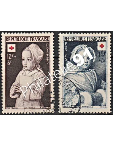 Timbre n° 914 à 915 oblitéré - collection timbres France