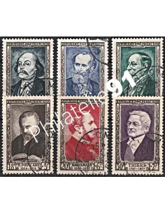Timbre n° 930 à 935 oblitéré - collection timbres France