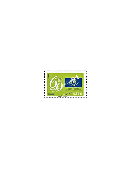 Timbre de Service n° 142 - U.N.E.S.C.O. - conseil de l'Europe