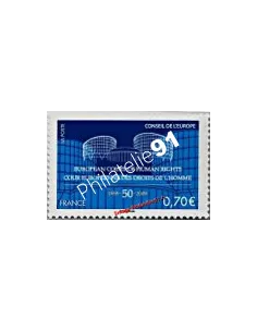 Timbre de Service n° 143 - U.N.E.S.C.O. - Droits de l'Homme
