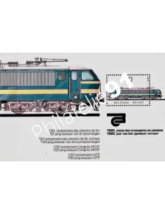 BELGIQUE - BF n°  61 - Année des Transports publics - Locomotives