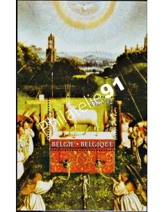 Timbres de BELGIQUE - BF n° 62 - L'Agneau Mystique - Jan Van Eyck