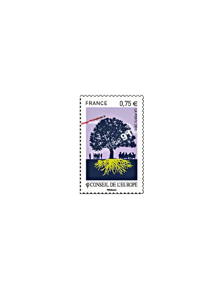 Timbre de Service n° 146 - Conseil de l'Europe - arbre (2010)