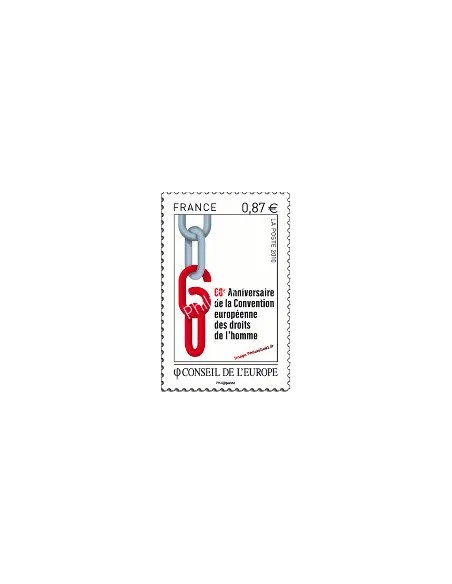 Timbre de Service n° 147 - Conseil de l'Europe - maillons (2010)