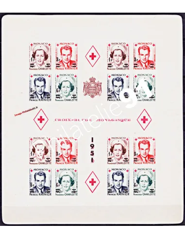 MONACO - BF n°   4B** - Princesse Charlotte et prince Rainier III