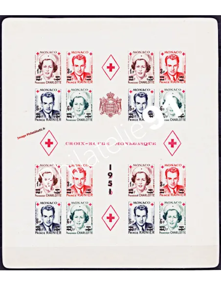 MONACO - BF n°   4B** - Princesse Charlotte et prince Rainier III