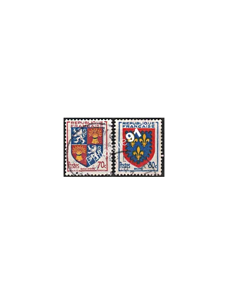 Timbre n° 958 à 959 oblitéré - collection timbres France