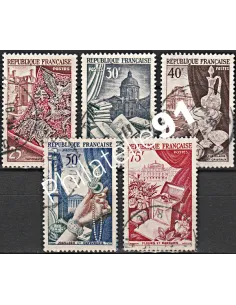 Timbre n° 970 à 974 oblitéré - collection timbres France
