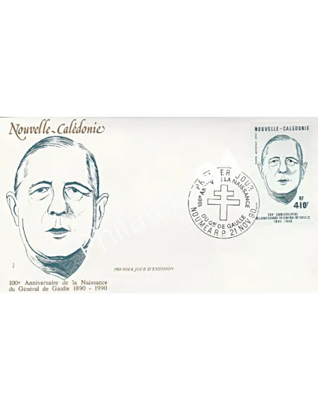Enveloppes 1er jour - de Gaulle - Timbres Thématiques
