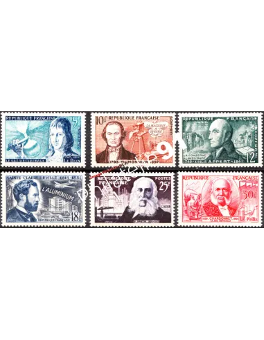 n° 1012 à 1017 - Inventeurs célèbres