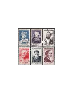 Timbre n° 989 à 994 oblitéré - collection timbres France
