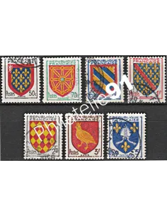 Timbre n° 999 à 1005 oblitéré - collection timbres France