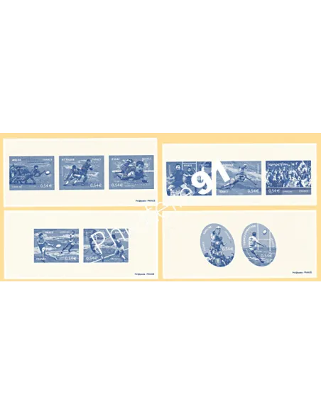 Gravures des Timbres n° 4063 à 4072 - Collection timbres France