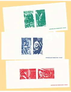 Gravures des Timbres n° 3500 à 3505 - Collection timbres France