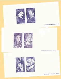 Gravures des Timbres n° 3391 à 3396 - Collection timbres France