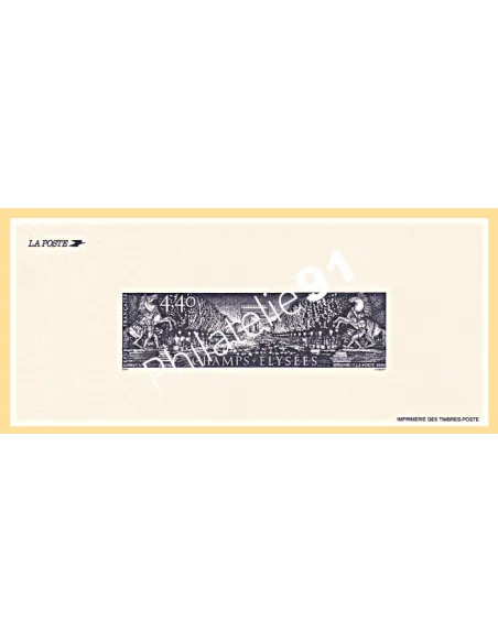 Gravures du Timbre n° 2918 - Collection timbres France
