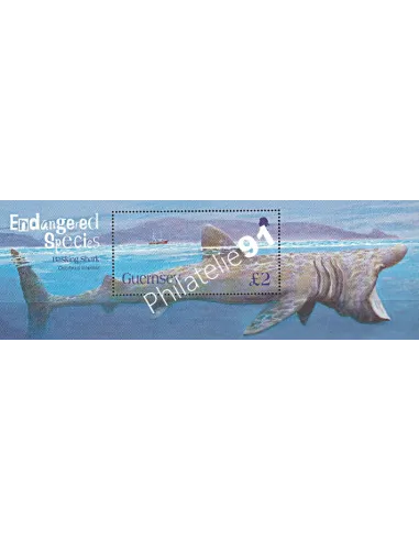 GUERNESEY - Bloc n° 57 - Requin-Pèlerin - Collection timbres Europe