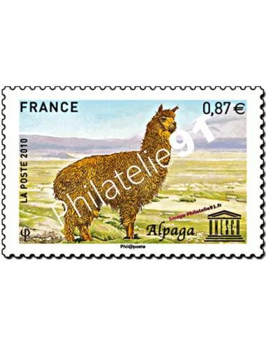 Timbre de Service n° 149 - U.N.E.S.C.O. - Alpaga (2010)