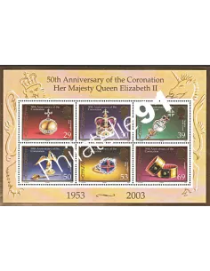JERSEY - BF n°  48 ** - 50 ans du Couronnement de S.M. la Reine Elizabeth II