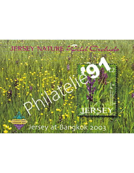 JERSEY - BF n°  51 ** - Orchidées sauvages - "Bangkok 2003"