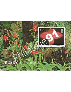 JERSEY - BF n°  54 ** - Orchidées de Jersey