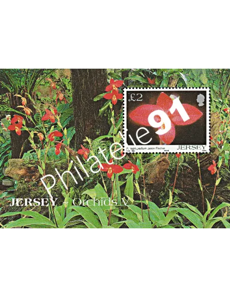JERSEY - BF n°  54 ** - Orchidées de Jersey