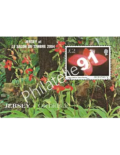 JERSEY - BF n°  56 ** (BF n° 54 surchargé) - Orchidées de Jersey - "Le Salon du Timbre"