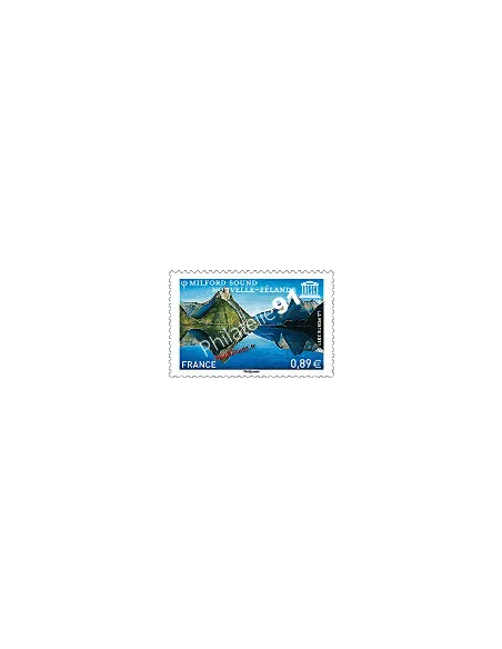 Timbre de Service de l'Unesco - Milford Sound (2011)
