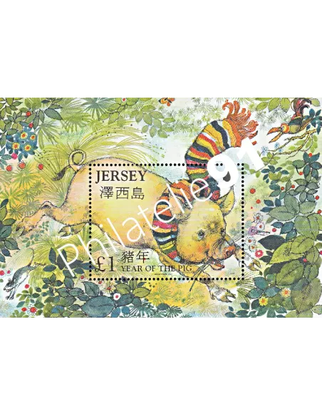 JERSEY - Bloc n° 75 - Collection timbres Europe