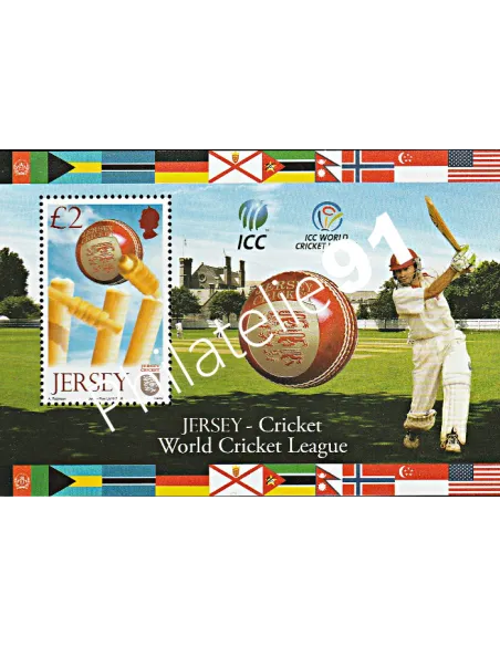JERSEY - BF n°  85 ** - Ligue mondiale de Cricket à Jersey en 2008