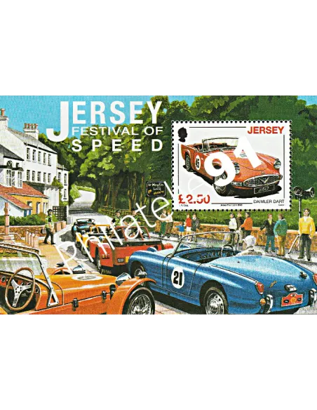 JERSEY - BF n°  87 ** - Course automobile. Festival de vitesse de Jersey