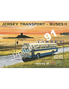 JERSEY - BF n°  88 ** - (BF n° 82 surchargé) - Moyens de transport de Jersey. Autobus (II) - "Wipa 2008"