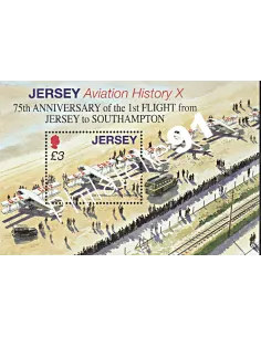 JERSEY - BF n°  92 ** - Histoire de l'aviation (X)