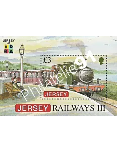 JERSEY - BF n°  94 ** - (BF n° 93 surchargé) - Transports ferroviaires de Jersey anciens - "IBRA 09"