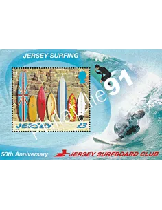 JERSEY - BF n°  95 ** - Le Surf à Jersey