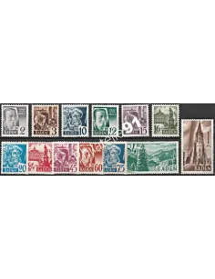 BADE - n° 1 à 13  - Timbres des Colonie françaises
