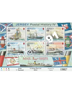 JERSEY - BF n° 102 ** - Histoire postale (IV) - Bateaux postaux